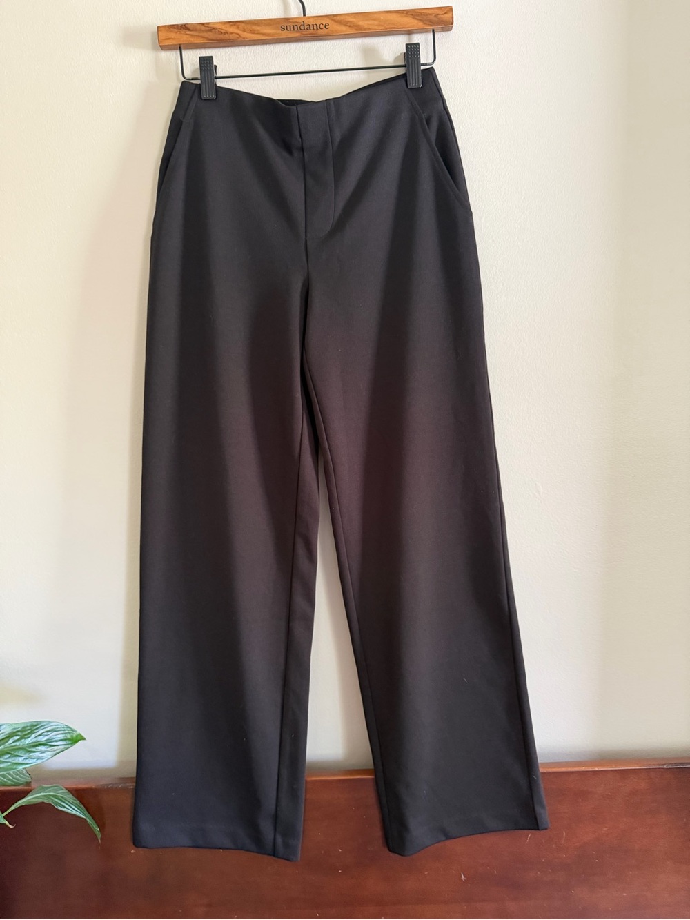 NIC+ZOE Black Pants Womens XS NWT Wide Leg Stretch Dress Trousers Black